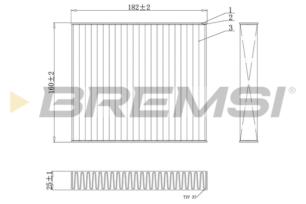 Filter, cabin air (FC0891)