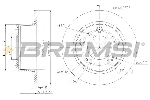 Brake Disc (CD6247S)