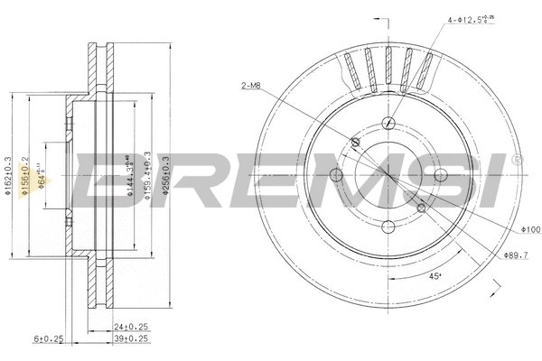 Brake Disc (CD7193V)