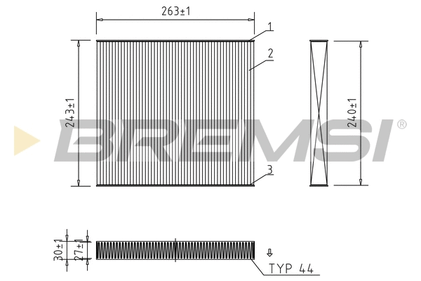 Filter, cabin air (FC0941)