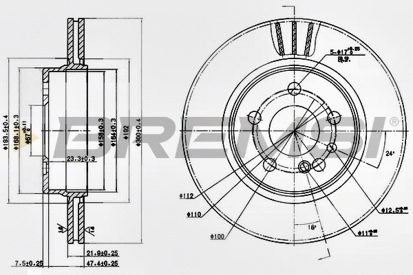 Brake Disc (CD6630V)