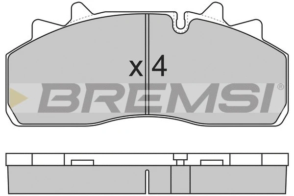 Brake Pad Set, disc brake (BP7318)
