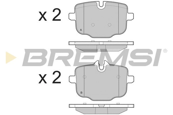 Brake Pad Set, disc brake (BP3450)