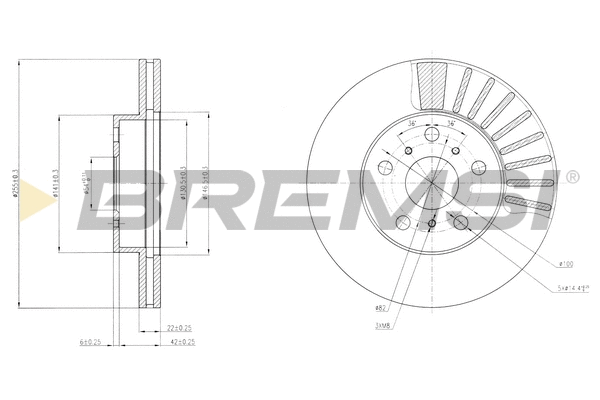 Brake Disc (CD6403V)