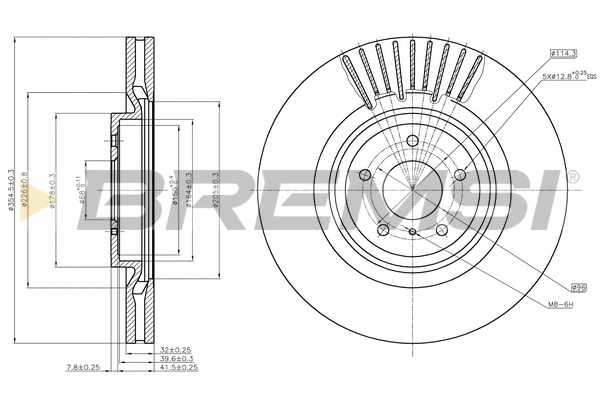 Brake Disc (CD8430V)