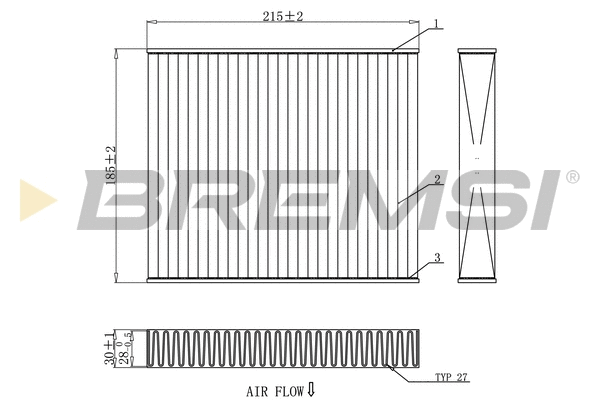 Filter, cabin air (FC0910C)