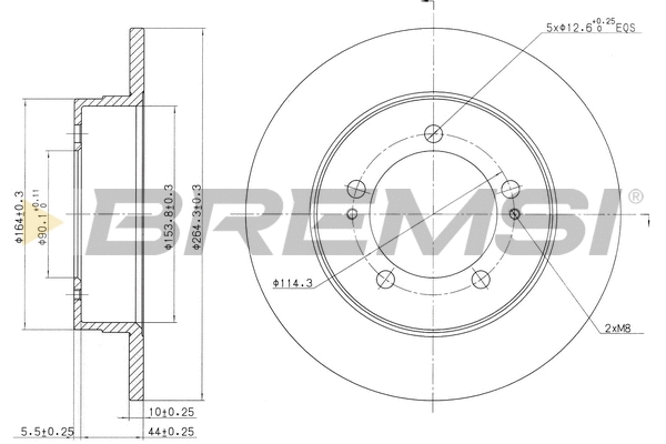 Brake Disc (CD6825S)