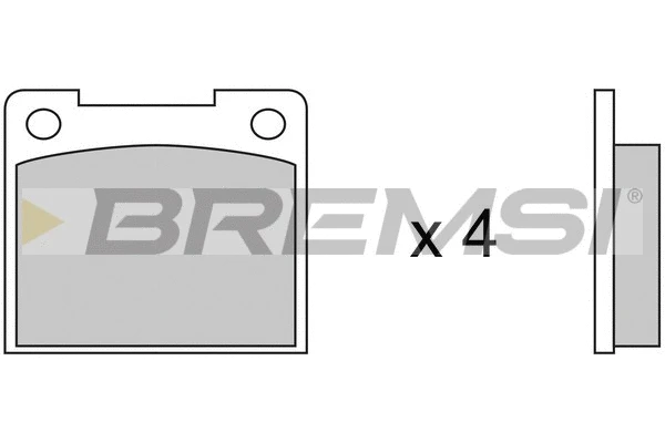 Brake Pad Set, disc brake (BP2019)
