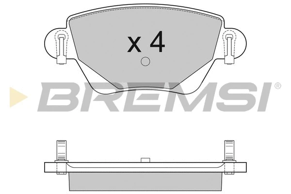 Brake Pad Set, disc brake (BP2927)