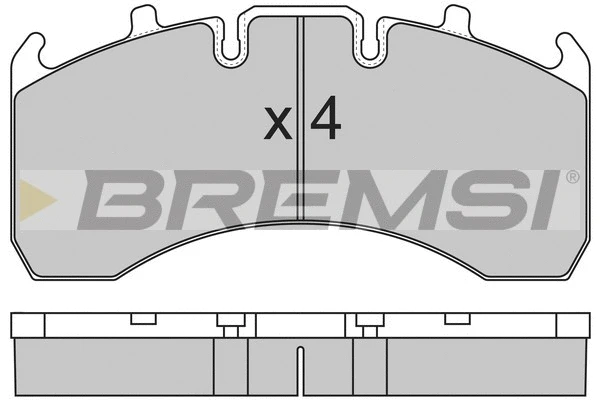 Brake Pad Set, disc brake (BP7323)