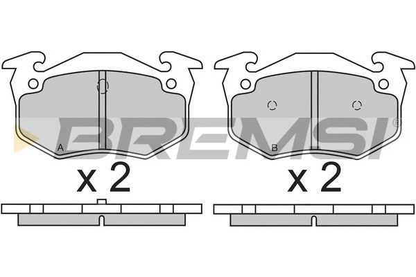 Brake Pad Set, disc brake (BP2613)