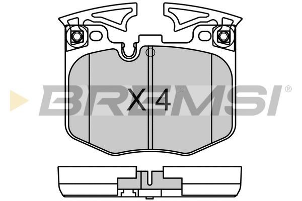 Brake Pad Set, disc brake (BP3759)