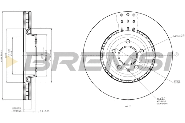 Brake Disc (CD7997V)