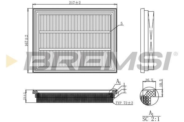 Air Filter (FA1162)