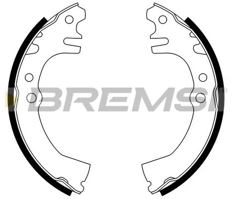 Brake Shoe Set (GF0680)
