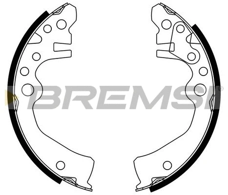 Brake Shoe Set (GF0878)
