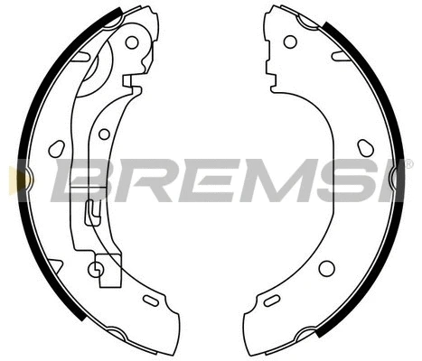 Brake Shoe Set (GF0186)