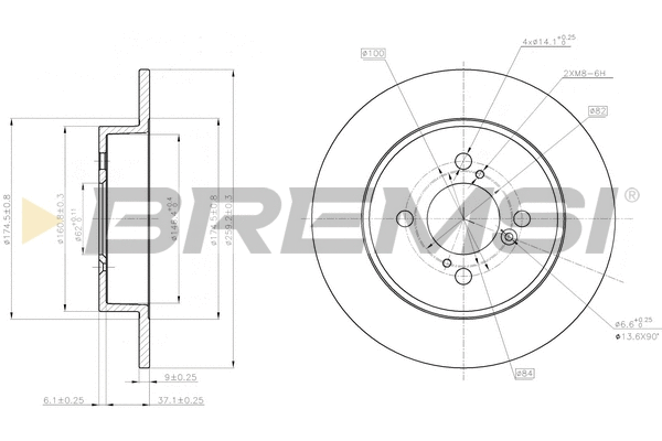 Brake Disc (CD8071S)
