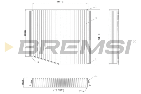 Filter, cabin air (FC0106A)