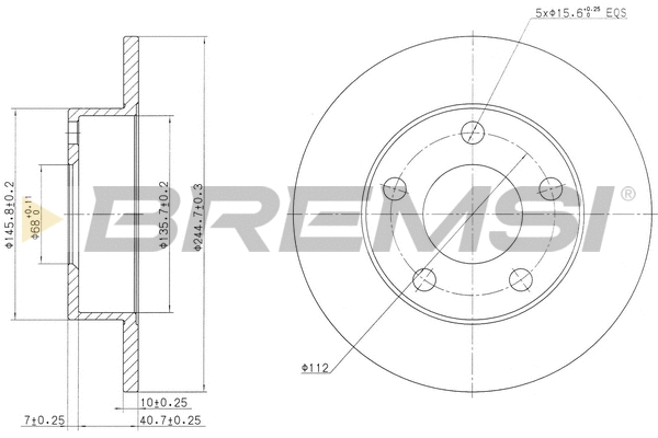 Brake Disc (CD6952S)