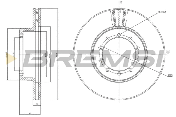 Brake Disc (CD5126V)