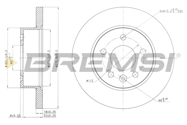 Brake Disc (CD7674S)