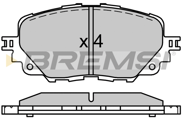 Brake Pad Set, disc brake (BP3750)