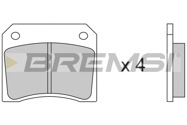 Brake Pad Set, disc brake (BP2005)