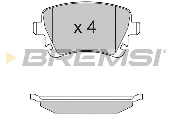 Brake Pad Set, disc brake (BP3130)