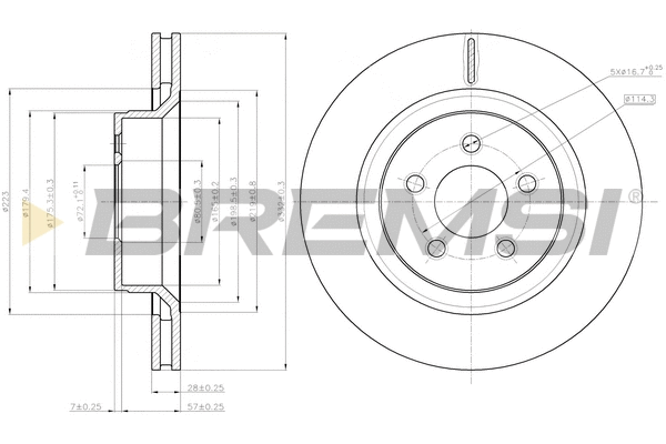 Brake Disc (CD8145V)