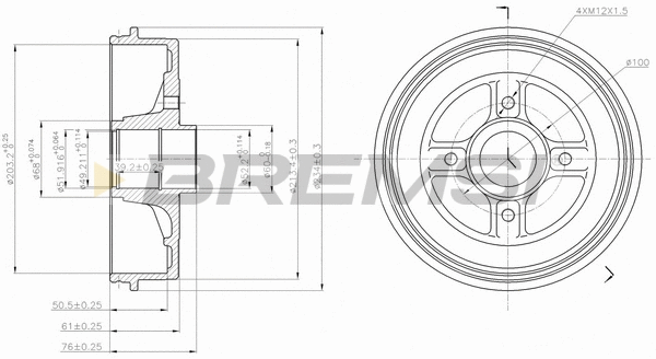 Brake Drum (CR5396)