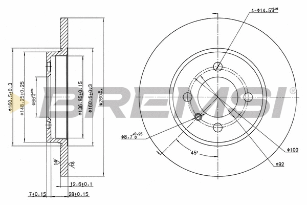 Brake Disc (CD6062S)