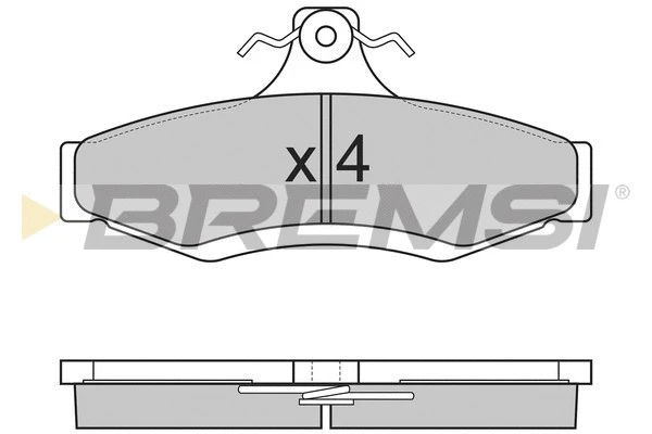 Brake Pad Set, disc brake (BP2851)