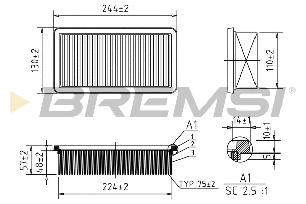 Air Filter (FA1635)