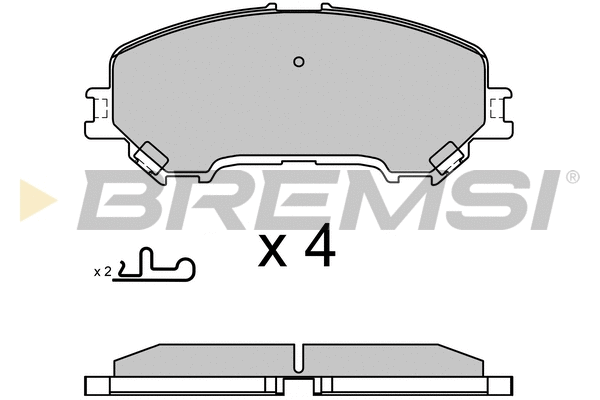 Brake Pad Set, disc brake (BP3629)