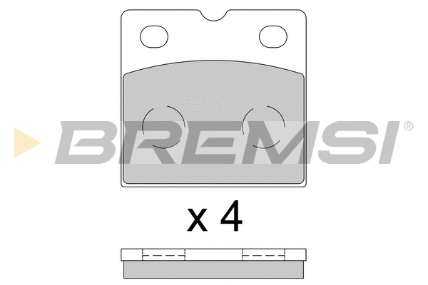 Brake Pad Set, disc parking brake (BP3851)
