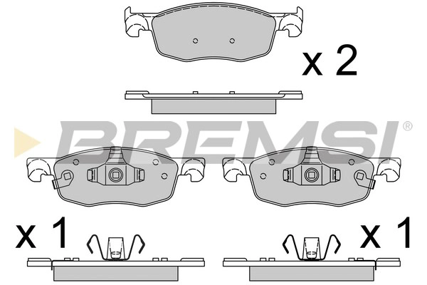 Brake Pad Set, disc brake (BP3931)