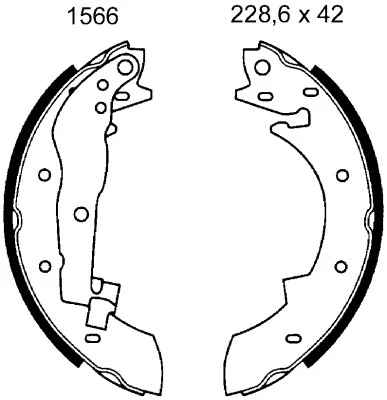 Brake Kit, drum brake (7207)