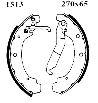 Brake Shoe Set (01513)