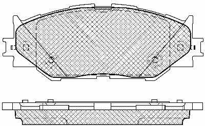 Brake Pad Set, disc brake (20061)