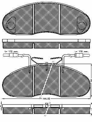 Brake Pad Set, disc brake (10295)