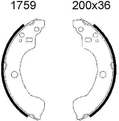Brake Kit, drum brake (6484)