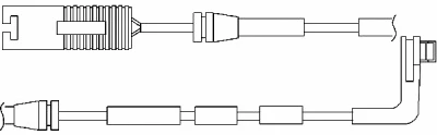 Warning Contact, brake pad wear (09039)