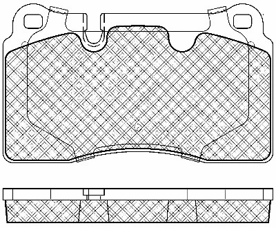 Brake Pad Set, disc brake (20000)
