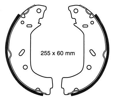 Brake Shoe Set (01562)
