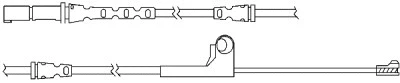 Warning Contact, brake pad wear (09044)