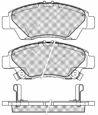 Brake Pad Set, disc brake (20042)