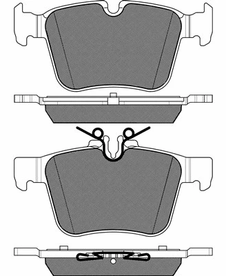 Brake Pad Set, disc brake (20222)