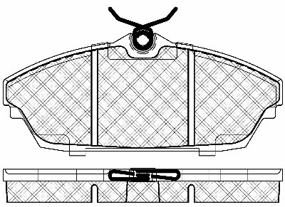 Brake Pad Set, disc brake (20094)
