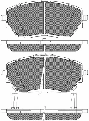 Brake Pad Set, disc brake (20211)